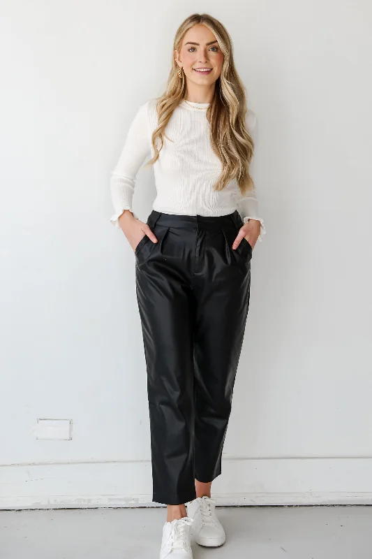 totally-polished-black-leather-pants