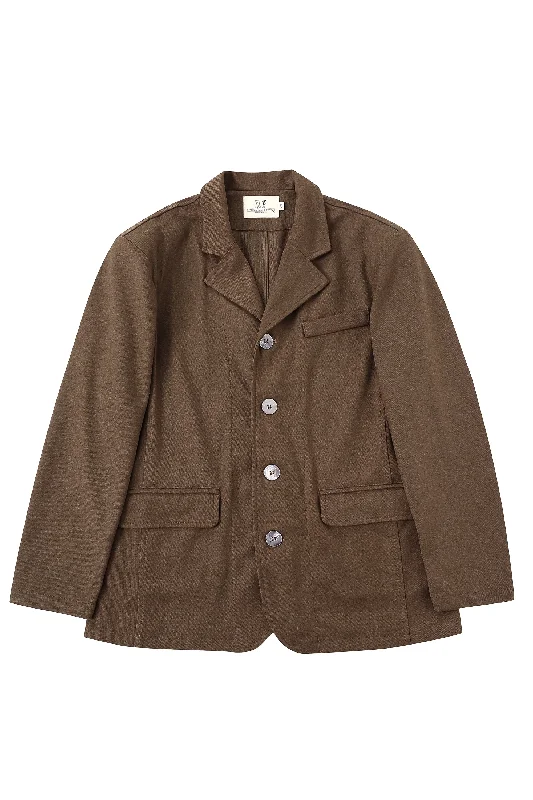 unisex-brown-lapel-jacket