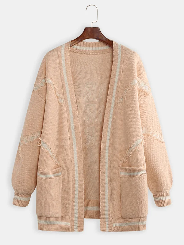 women-casual-loose-letter-print-sweater-cardigans