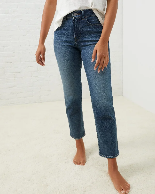 All-Day High-Rise Straight Denim