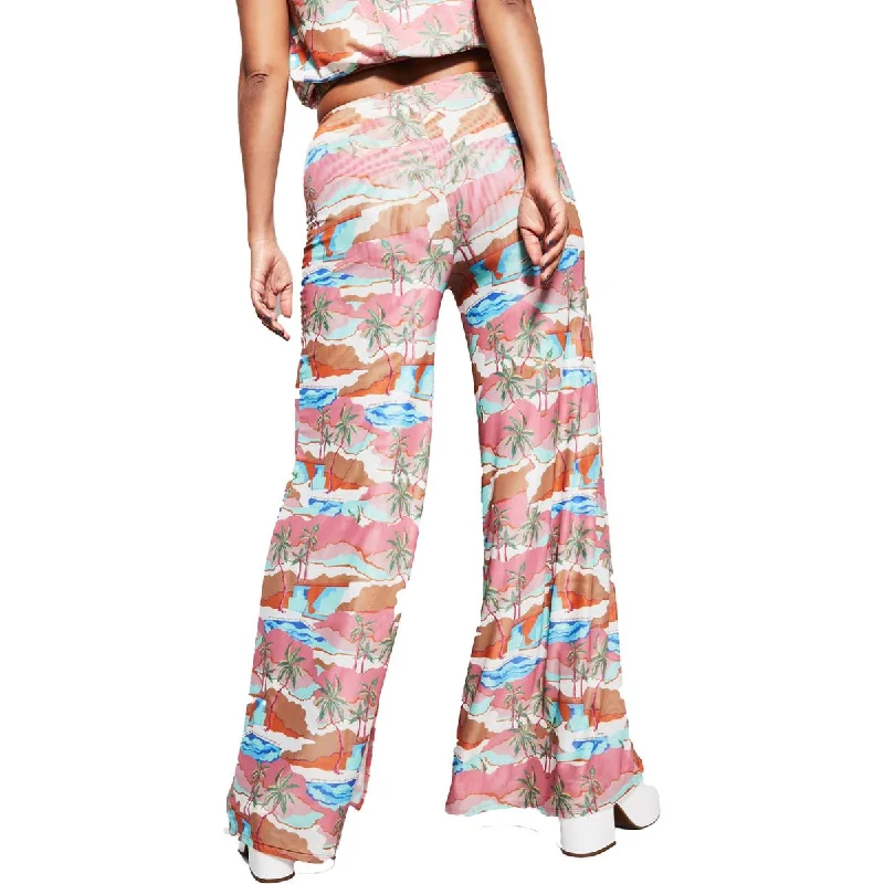 womens-tropical-printed-drawstring-wide-leg-pants