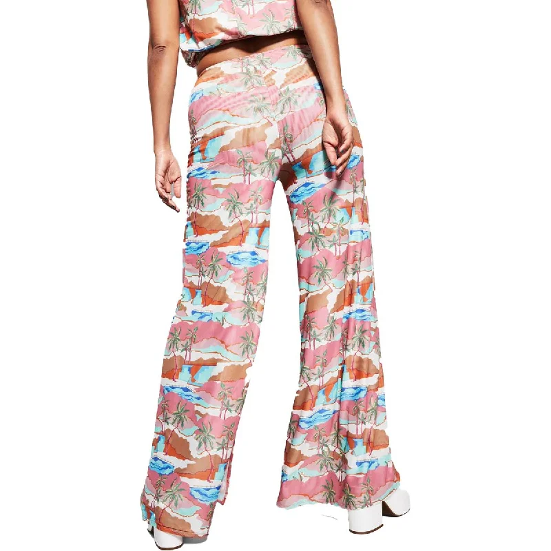 womens-tropical-printed-drawstring-wide-leg-pants